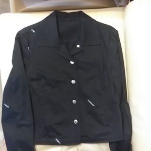 ICEBERG JEANS WOMEN'S BLACK JACKET 40